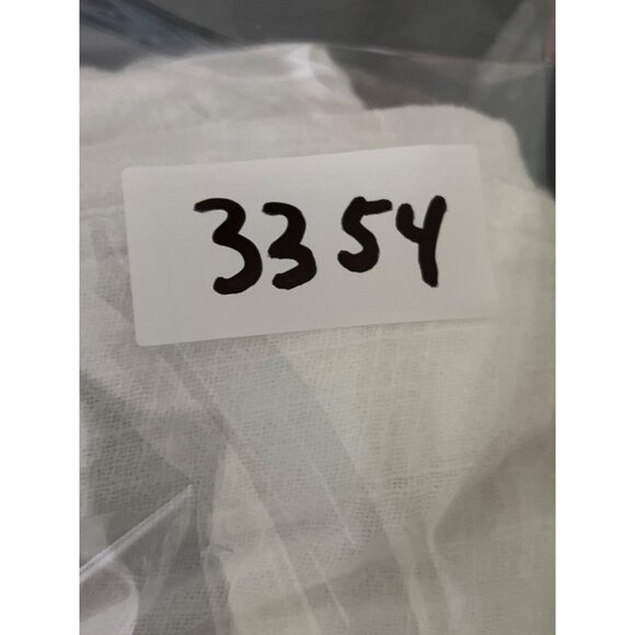 Arie Womens White Strapless Jumpsuit L Gauzy Pockets Beach Vacation Resort - Picture 15 of 16